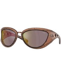 DIESEL - Dl3007U 20114Z Sunglasses Injected Cat Eye Normal Mirror - Lyst
