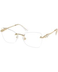 Swarovski - Sk1014 4013 Optical Frames Metal Butterfly Normal - Lyst