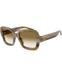 Giorgio Armani - Ar8268U 64808E Sunglasses Acetate Squared Normal Nuanced - Lyst