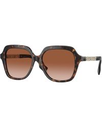 Burberry - Be4389 Joni 300213 Sunglasses Acetate Squared Normal Shaded - Lyst