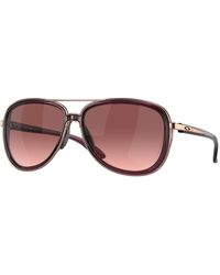 Oakley - Oo4129 Split Time 412902 Sunglasses Metal Round Normal Shaded - Lyst