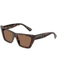 Jimmy Choo - Jc5028 500273 Sunglasses Acetate Cat Eye Normal - Lyst