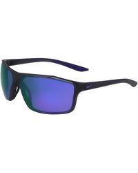 Nike - Windstorm M Cw4672 015 Sunglasses Plastic Wraparound Mirror - Lyst
