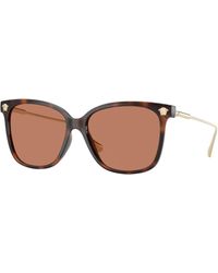 Versace - Ve4507U 108/73 Sunglasses Injected Squared Normal - Lyst