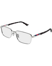 Gucci - Gg1964O 003 Optical Frames Metal Transparent Squared - Lyst
