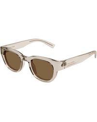 Saint Laurent - Sl 675 004 Sunglasses Bio-Inject Round - Lyst