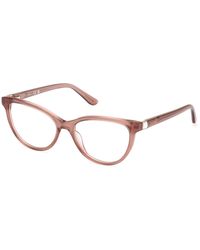 Guess - Gu50195 059 Optical Frames Acetate Cat Eye Normal - Lyst