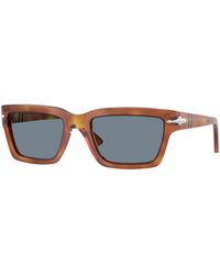 Persol - Po3363S 96/56 Sunglasses Acetate Squared Normal - Lyst