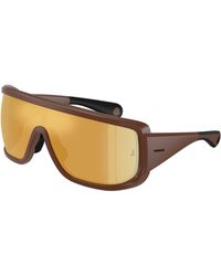 Moncler - Me8003 Snowseeker 50205A Sunglasses Injected Squared Mirror - Lyst