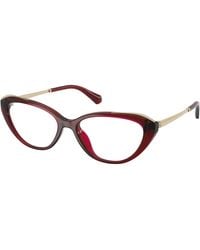 Michael Kors - Mk4206U Lille 3949 Optical Frames Injected Transparent Round Normal - Lyst