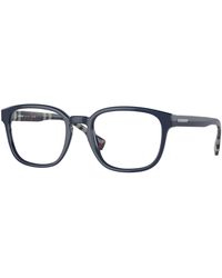 Burberry - Be2344 Edison 4076 Optical Frames Acetate Transparent Squared Normal - Lyst