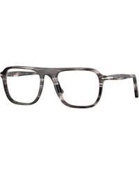 Persol - Po3359V Jacques 1238 Optical Frames Acetate Transparent Squared Normal - Lyst