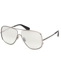 Max Mara - Mm0190 15C Sunglasses Metal Smoke Pilot Photochromic - Lyst