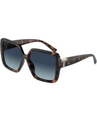 Tiffany & Co. - Tf4206U 80154U Sunglasses Injected Squared Polarized Shaded - Lyst