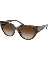 Michael Kors - Mk2241U Boca Raton 300613 Sunglasses Injected Cat Eye Normal Shaded - Lyst