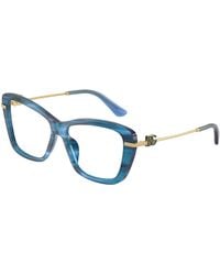 Dolce & Gabbana - Dg3439 3472 Optical Frames Acetate Transparent Squared Normal - Lyst