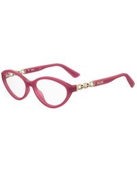 Moschino - Mos597 8Cq Optical Frames Acetate Round - Lyst