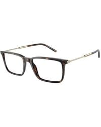 Giorgio Armani - Ar7233 5026 Optical Frames Acetate Transparent Squared Normal - Lyst