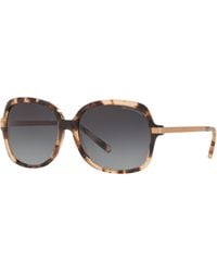 Michael Kors - Mk2024 Adrianna Ii 316011 Sunglasses Acetate Squared Normal Shaded - Lyst