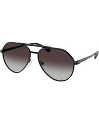 Michael Kors - Mk1168 Brentwood 10058G Sunglasses Metal Pilot Normal Shaded - Lyst