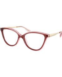 Michael Kors - Mk4190U Costa Brava 3913 Optical Frames Injected Transparent Cat Eye Normal - Lyst