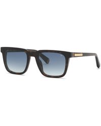 Philipp Plein - Spp212 Plein Essential 722 Sunglasses Acetate Squared Normal Nuanced - Lyst