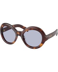 Prada - Pr D08Su 15W30X Sunglasses Acetate Round Normal - Lyst