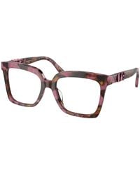 Michael Kors - Mk4119U Nassau 3998 Optical Frames Acetate Squared Normal - Lyst