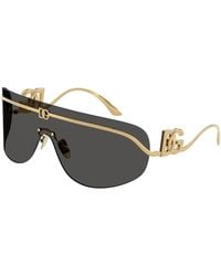 Dolce & Gabbana - Dg2320 02/87 Sunglasses Metal Pillow Normal - Lyst
