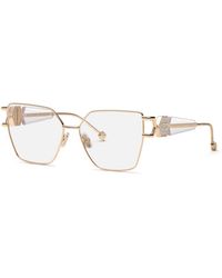Philipp Plein - Vpp166S Plein Queen 0300 Optical Frames Metal Geometric - Lyst