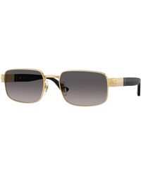 Persol - Po1022S 515/M3 Sunglasses Metal Pillow Polarized - Lyst