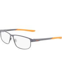 Nike - 8157 039 Optical Frames Metal Squared Normal - Lyst