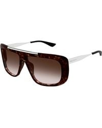 McQueen - Am0492S 003 Sunglasses Acetate Pilot - Lyst
