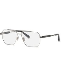 Philipp Plein - Vpp157M Plein Legacy 583 Optical Frames Metal Geometric - Lyst