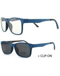 Xlab - X-Lab 271 Con Clip-On Sole Magnetico Optical Frames Plastic Squared - Lyst