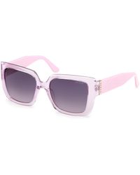 Guess - Gu00200 78Z Sunglasses Injected Squared Normal - Lyst