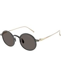 Giorgio Armani - Ar6173T 3404B1 Sunglasses Titanium Pantos Normal - Lyst