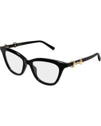 Gucci - Gg2218O 005 Optical Frames Acetate Transparent Cat Eye - Lyst