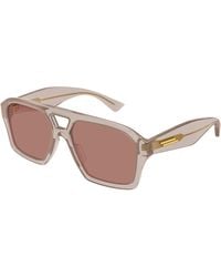 Bottega Veneta - Bv1501S 003 Sunglasses Acetate Squared - Lyst