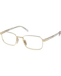 Prada - Pr C50Vd Zvn1O1 Optical Frames Metal Pillow Normal - Lyst