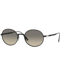Persol - Po5001St 800432 Sunglasses Titanium Round Normal - Lyst