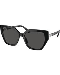 Swarovski - Sk6016 100187 Sunglasses Acetate Geometric Normal - Lyst