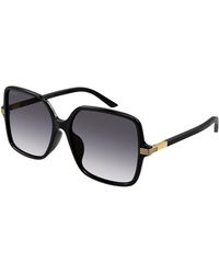 Gucci - Gg1448Sa 001 Sunglasses Acetate Squared Shaded - Lyst