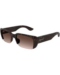 McQueen - Am0532S 002 Sunglasses Acetate Squared - Lyst