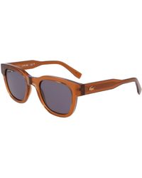 Lacoste - L6023S 210 Sunglasses Bio-Inject Round Normal - Lyst