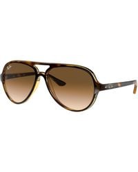 Ray-Ban - Rb4125 Cats 5000 Aviator Sunglasses - Lyst