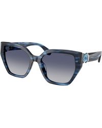 Swarovski - Sk6044U 10904L Sunglasses Acetate Geometric Normal Shaded - Lyst