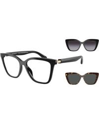 Emporio Armani - Ea4254U 50171W Sunglasses Injected Transparent Cat Eye Normal - Lyst