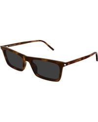 Saint Laurent - Sl 890 Betty Thin 003 Sunglasses Acetate Squared - Lyst