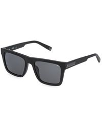 Fila - Sfia11 703 Sunglasses Acetate Smoke Squared Normal - Lyst